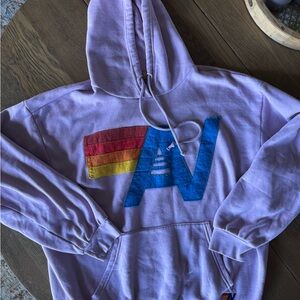 Aviator Nation relaxed hoodie - light purple